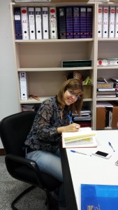 Alba Delgado TRABAJANDO