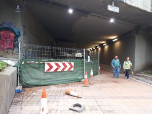 Foto obras túnel Ansio