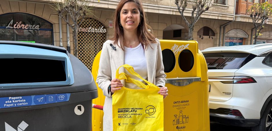 Barakaldo se suma a la campaña “Un movimiento imparable” de Ecoembes  para promover el reciclaje